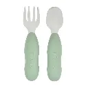 Jeu de couverts d'apprentissage Vert Sauge - Suavinex