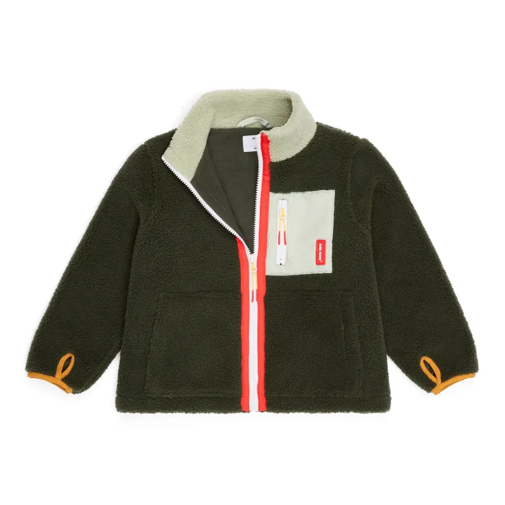 Veste polaire Fluffy Forest Dad - Hello Hossy