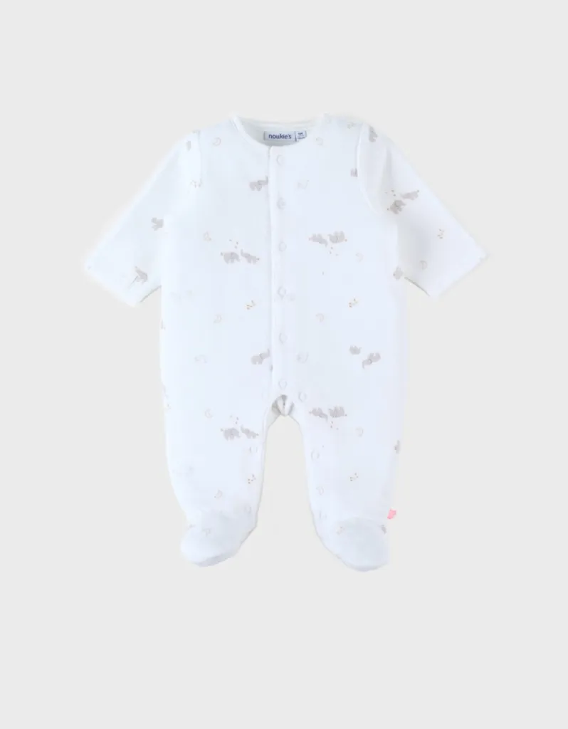 Pyjama Velours Bali et Moka - Noukies (3 mois)