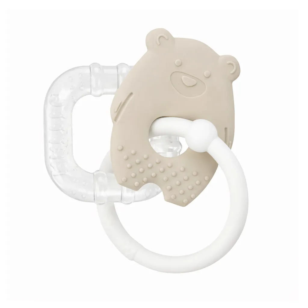 Anneau de dentition refroidissant en silicone Beige - Nattou