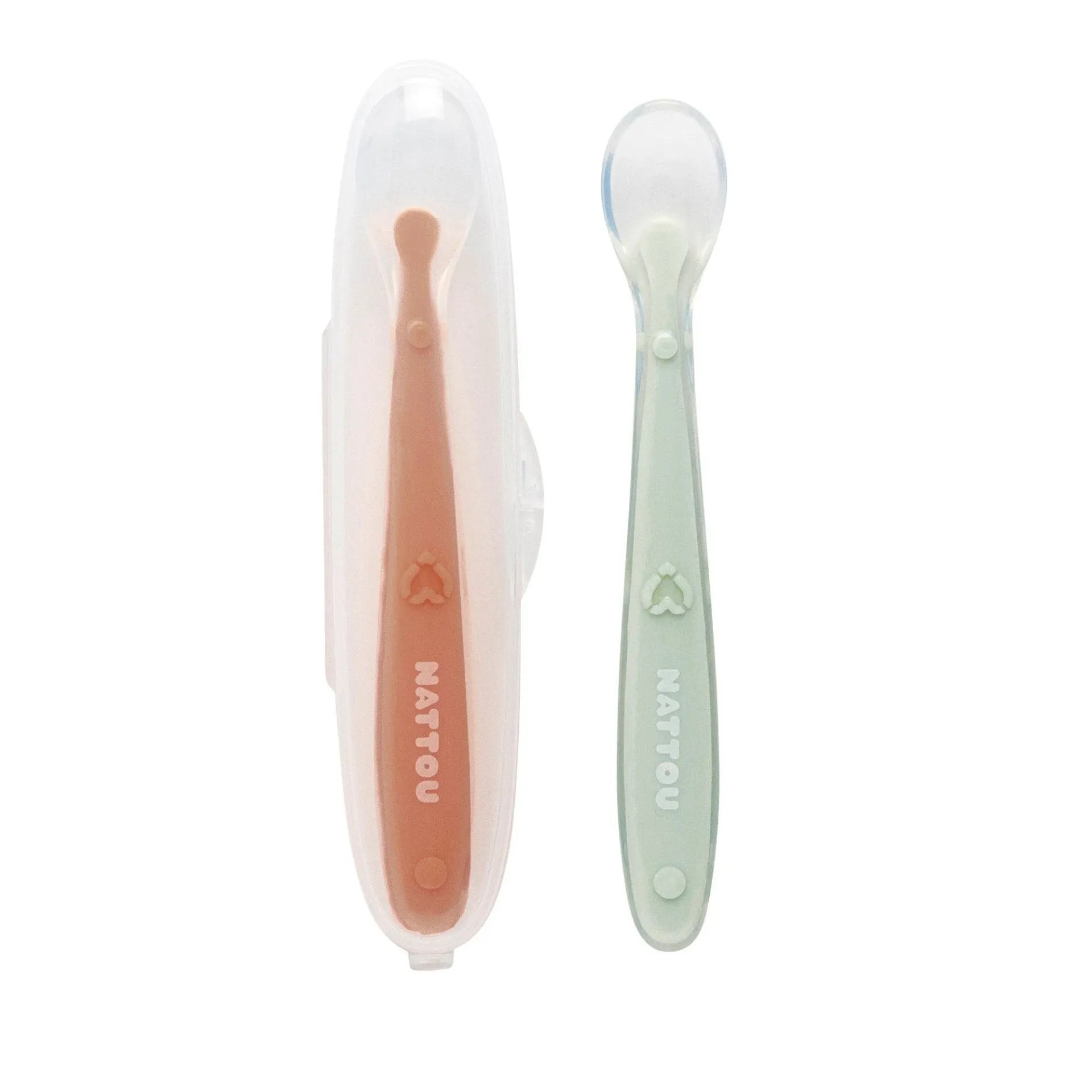 Anneau de dentition avec hochet Galaxie en silicone Pastel - Nattou