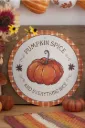 Plaque déco métal Pumpkin Spice - Caro from Woodland