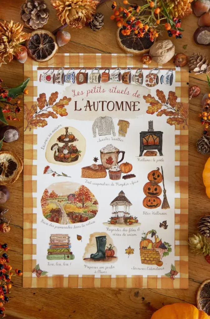 Affiche A4 Rituels d'Automne - Caro from Woodland