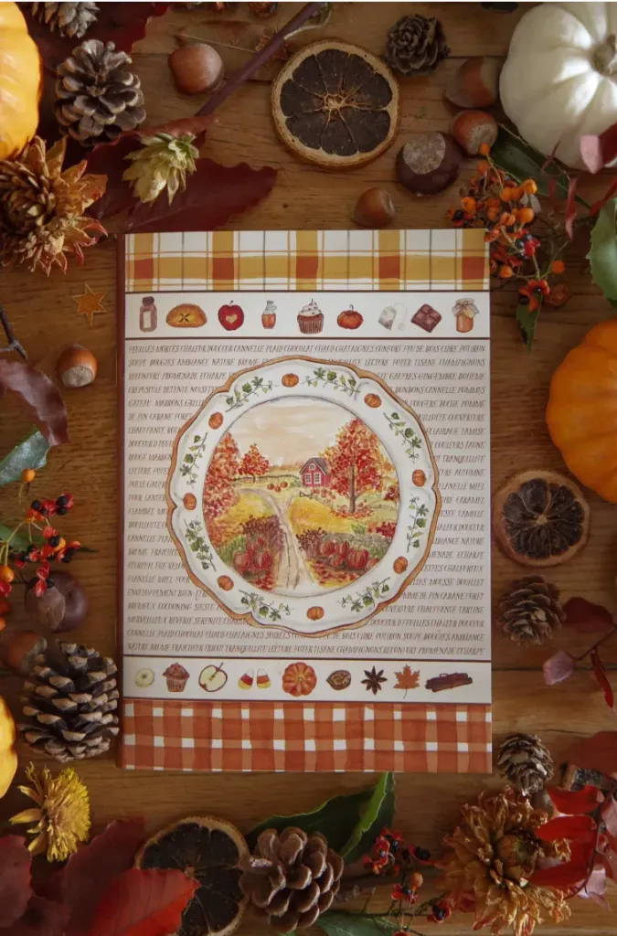 Carnet Assiette d'Automne - Caro from Woodland