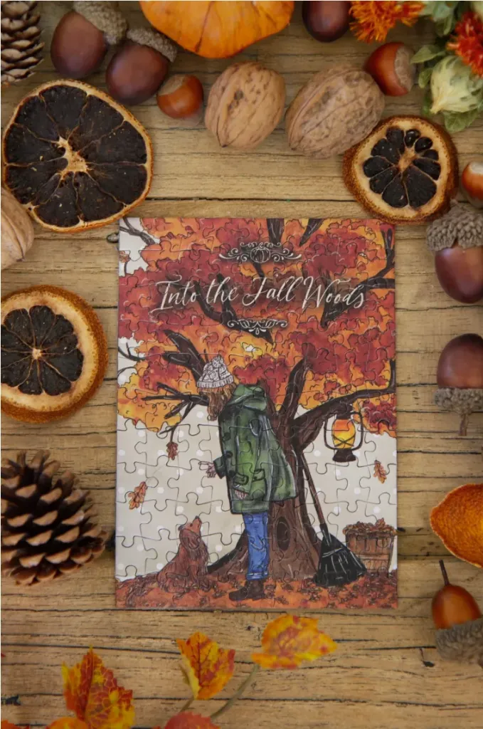 Mini Puzzle Balade d'Ollie - Caro from Woodland