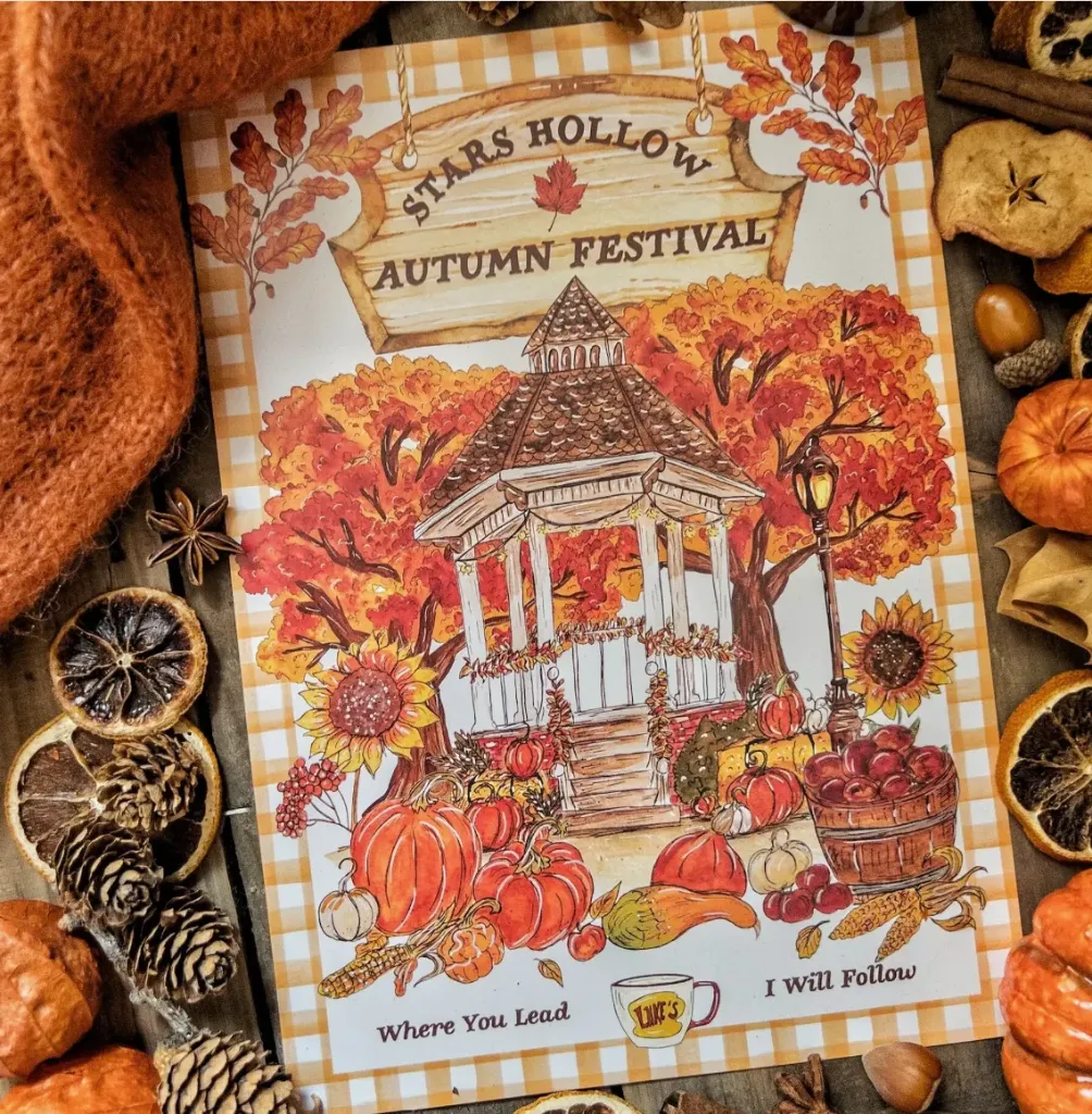 Kaart Autumn Festival Gilmore Girls - Caro from Woodland