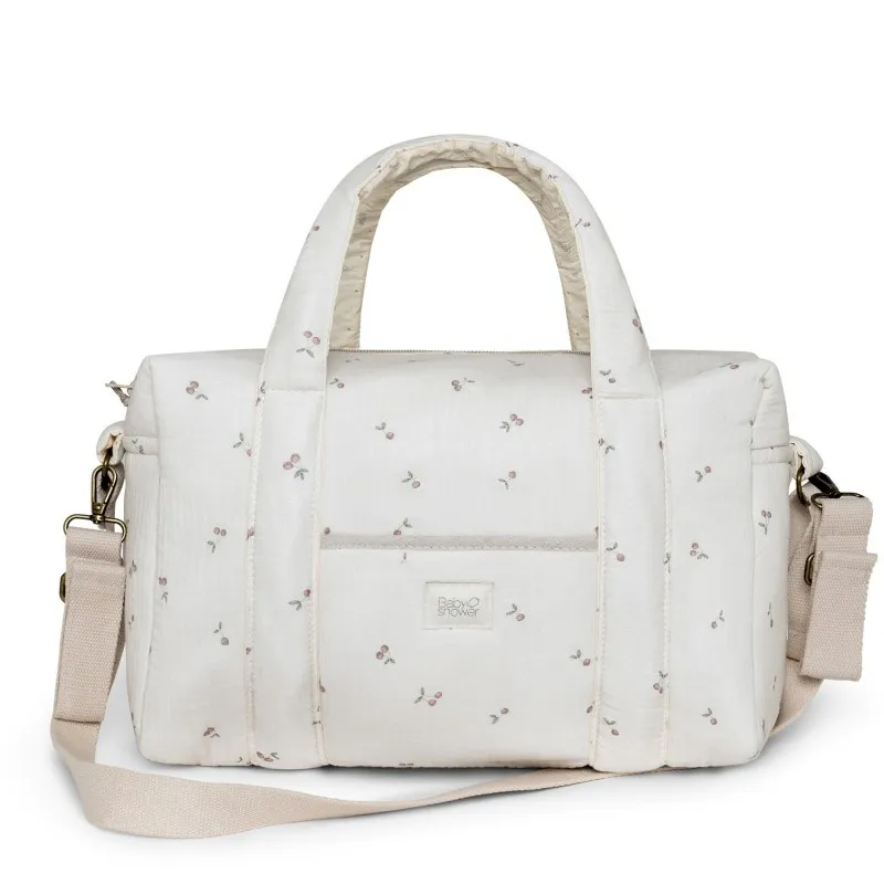 Sac à langer Camila Olive Bloom Canvas - Babyshower
