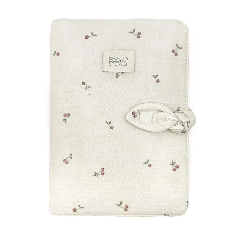 Protège carnet de santé Knot Roseberry - Babyshower
