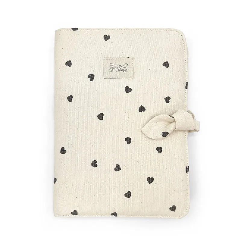 Protège carnet de santé Knot Roseberry - Babyshower