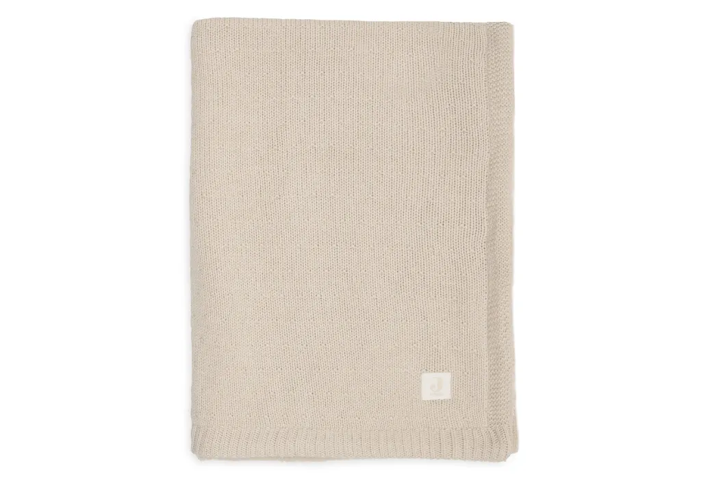 Deken Wieg 75x100cm Sprinkle Knit/Fluffy Sand - Jollein