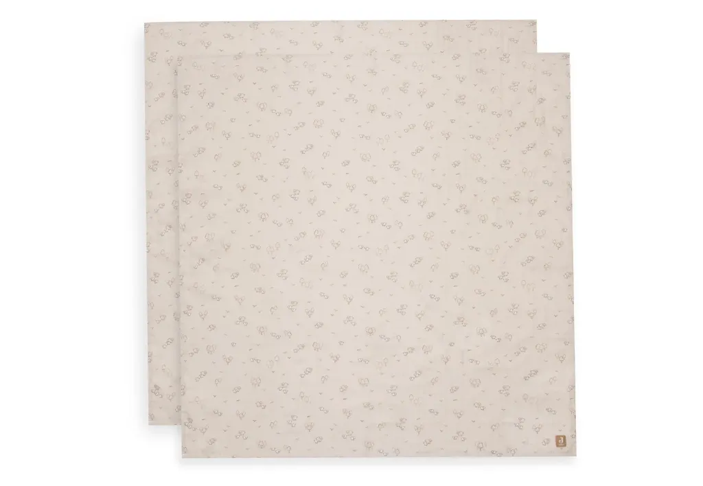 Set van 2 Hydrofiele Doeken 115x115cm Woolly - Jollein