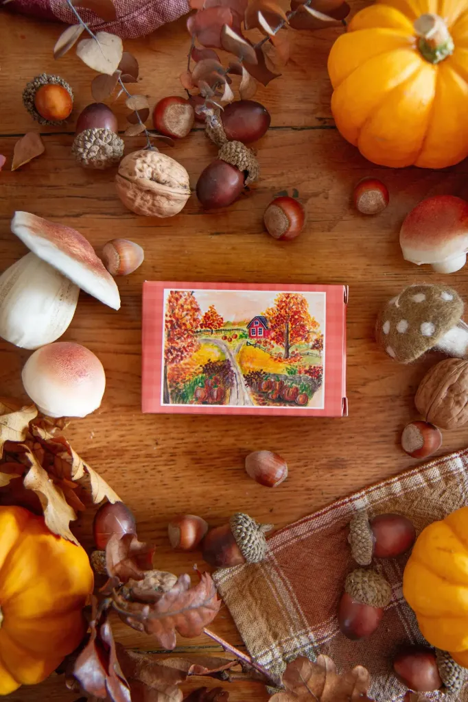 Mini Puzzle Fall Road - Caro from Woodland