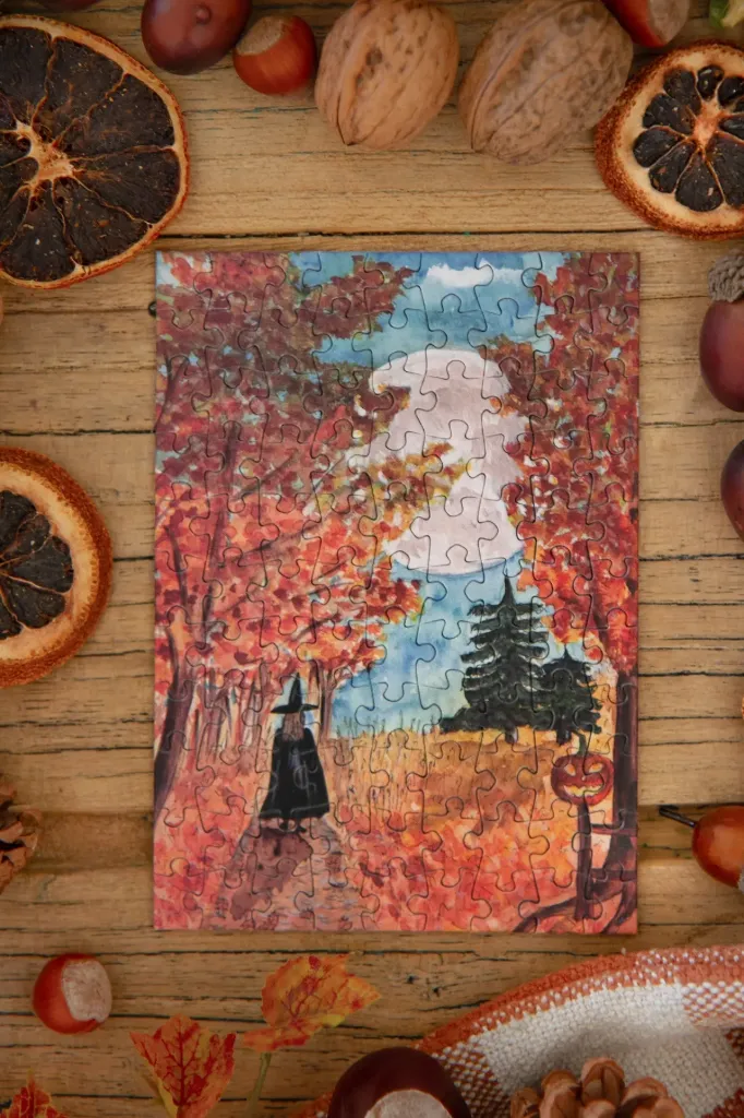 Minipuzzel Sorcière sur le Chemin - Caro from Woodland