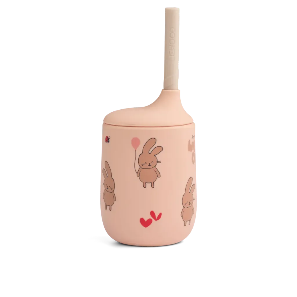 Gobelet à paille imprimé Wild Child Rosey 230 ml - Liewood