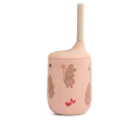 Bedrukte rietjesbeker Wild Child Rosey 230 ml - Liewood