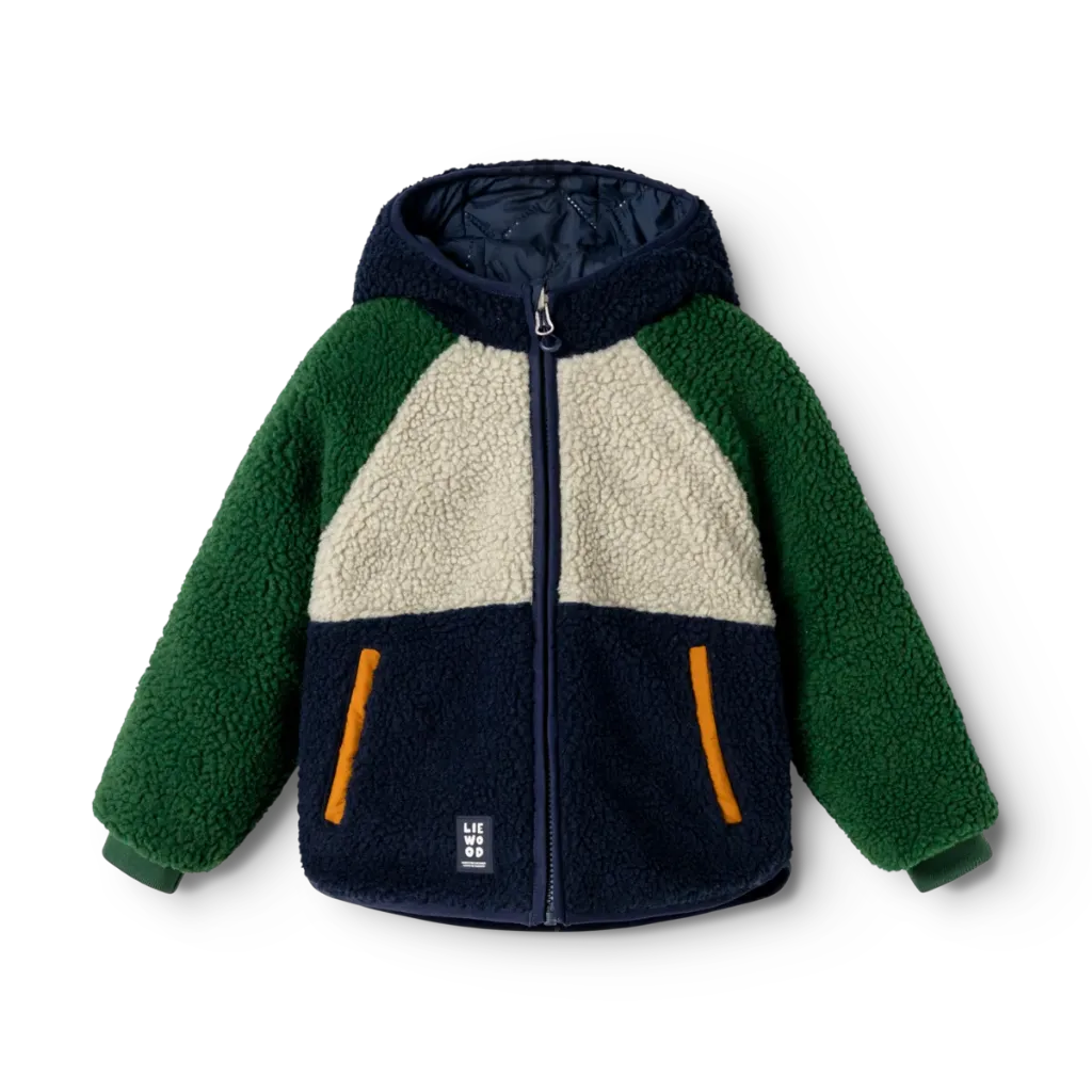 Veste Jackson réversible Garden green multi mix - Liewood (4 ans)