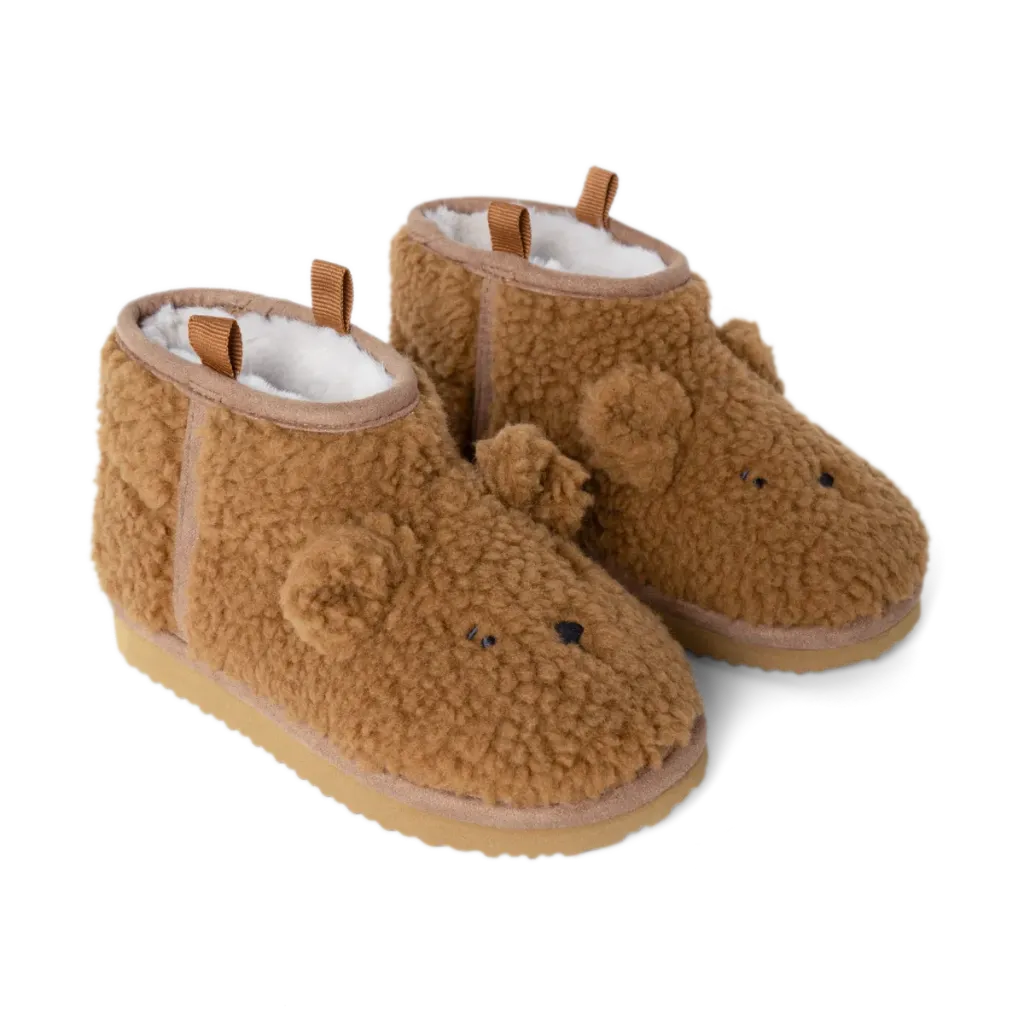 Bottines Alban Bear Pile Golden Caramel - Liewood (22)