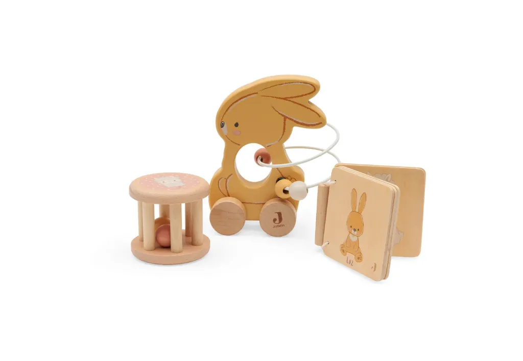 Coffret cadeau en bois Jollies Bunny Luz - Jollein