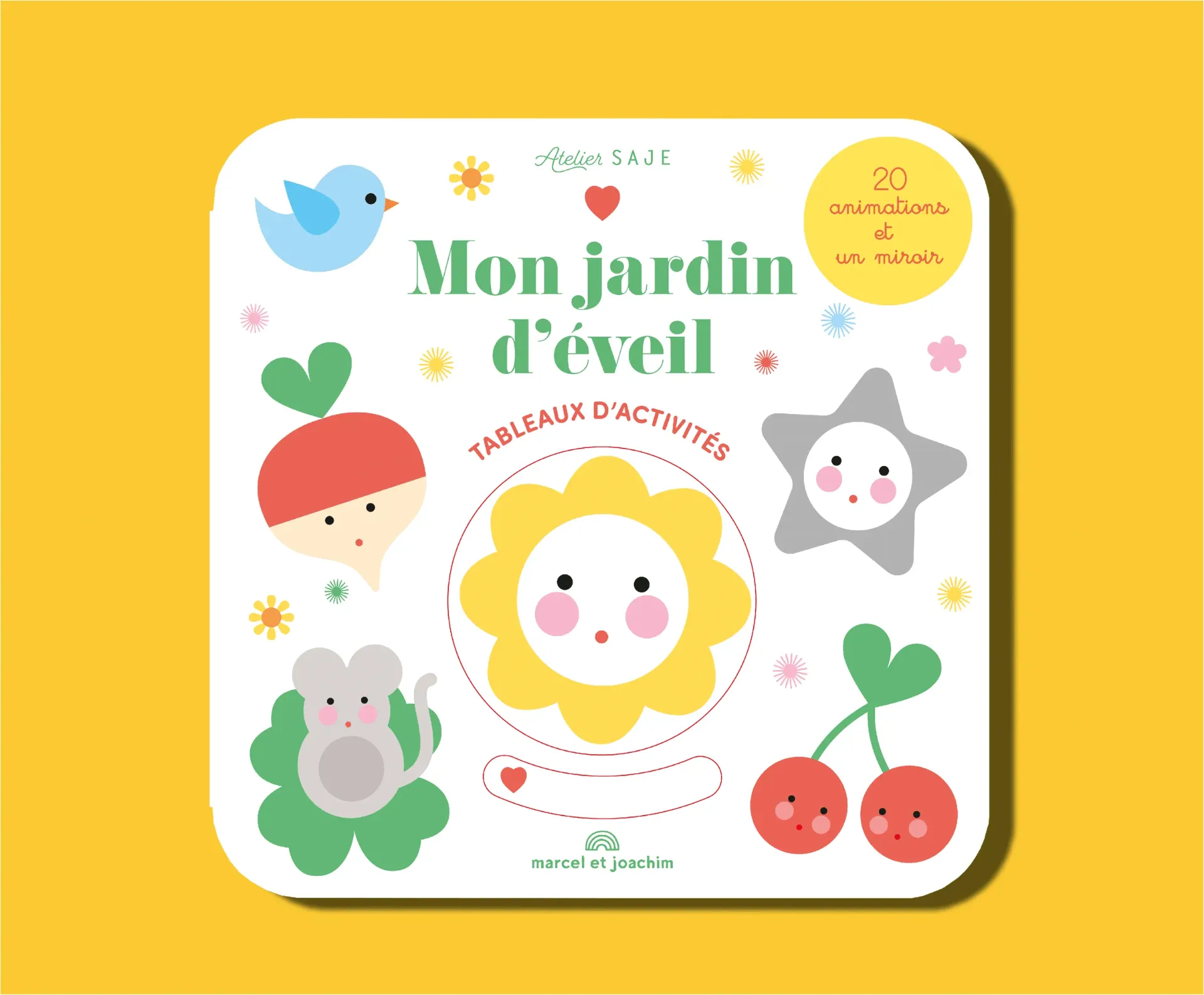 Tableaux d'activités "Mon jardin d'éveil" Atelier SAJE - Marcel et Joachim