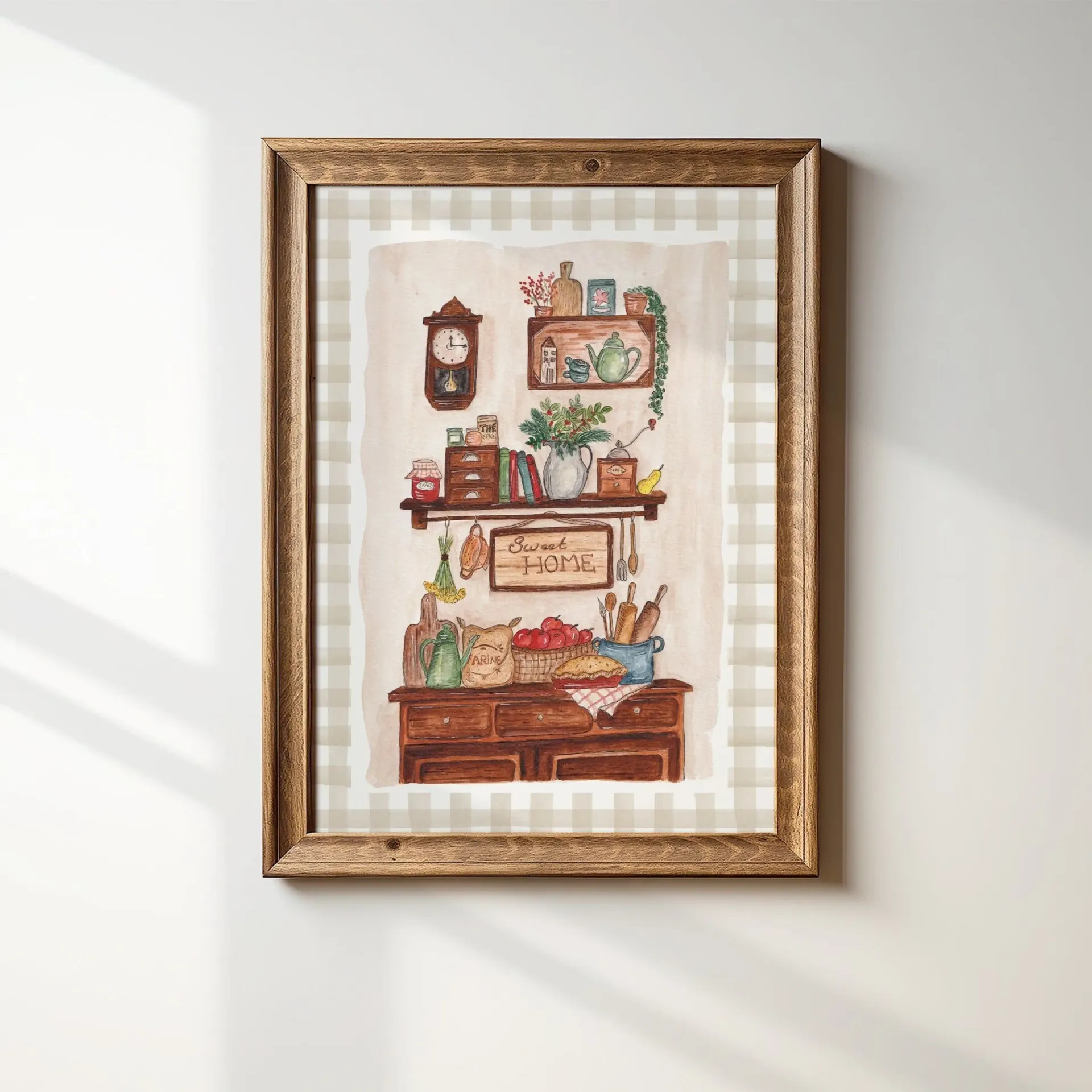 Affiche A3 Cuisine d'Hiver - Caro from Woodland