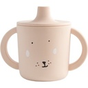 Bobelet en silicone bec verseur Lapin rose - Trixie