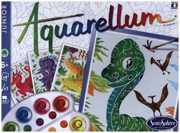 Aquarellum Junior thema Dinosaurussen - SentoSphère Dinosaurier
