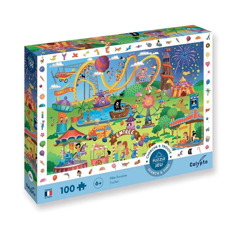 Puzzel Fête Foraine (Kermis) 100 Stukken - Calypto