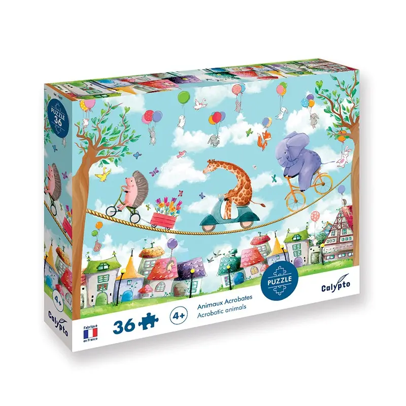 [SS7704] Puzzle Animaux acrobates 36 pièces - Calypto