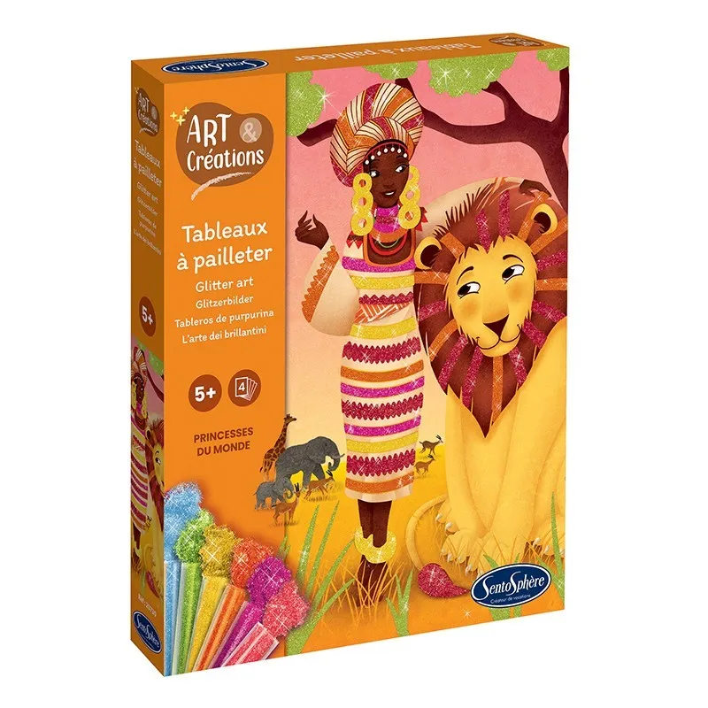 Tableaux à pailleter Princesses du Monde - Sentosphère