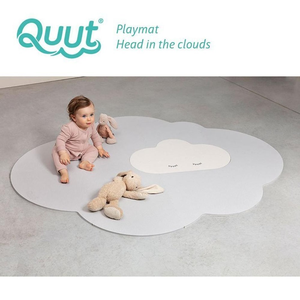 Grote speelmat Head in the Clouds Pearl Grey - Quut