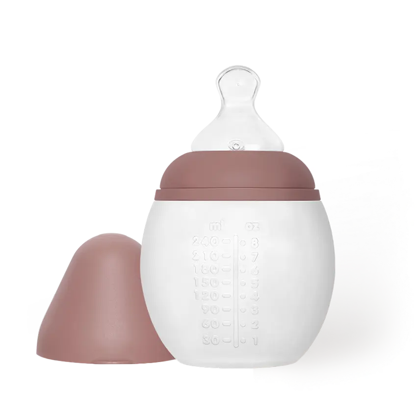 Biberon en silicone 240 ml Blossom - Liste de naissance Tess Mardulyn et Basile De Wulf