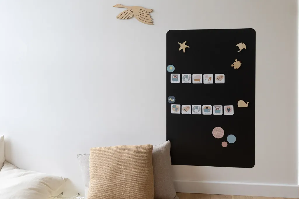 Tableau magnétique rectangle M