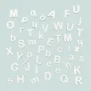 Lettres magnétiques Blanches - Ferflex
