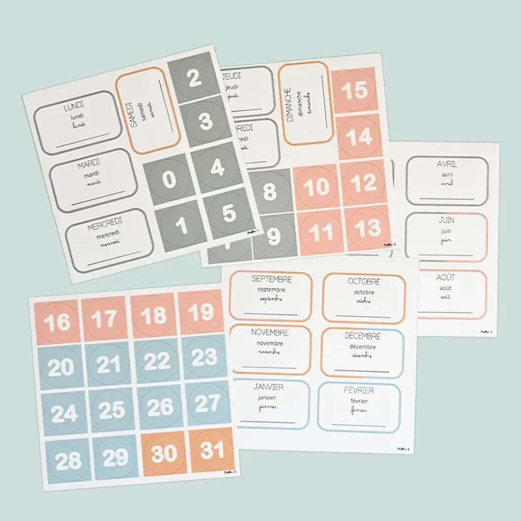 Puzzle magnétique Calendrier - Ferflex