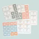 50 Magnets for Learning About Time Mes repères dans le temps - Ferflex
