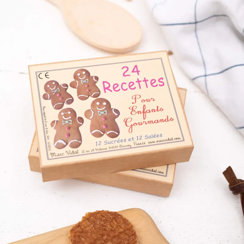 Cartes 24 recettes pour enfant gourmand - Marc Vidal