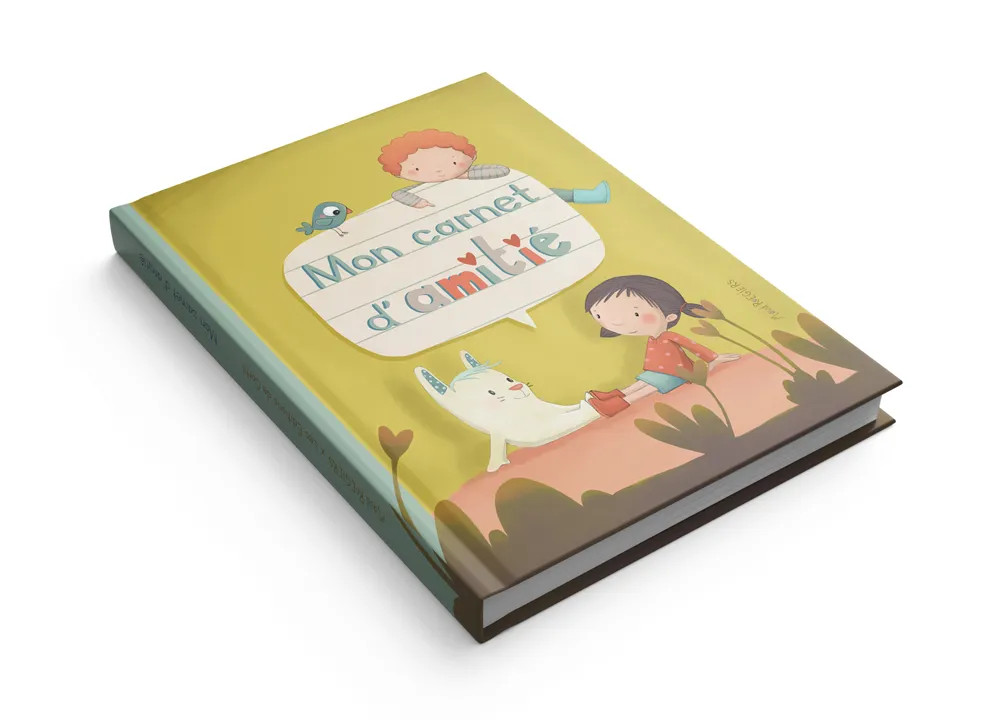 Livre mon carnet d'amitié de Maud Roegiers - Les Editions de Cortil