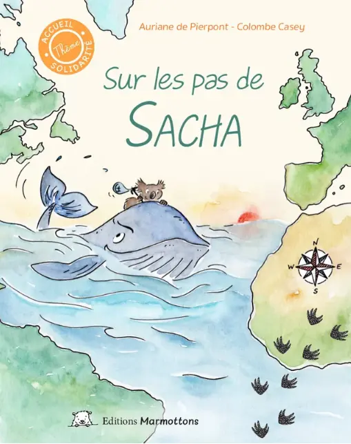 Livre Sur les pas de Sacha