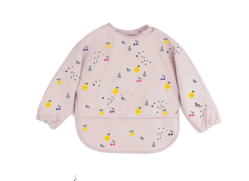 Bavoir imperméable à manches Fruity - The Cotton Cloud