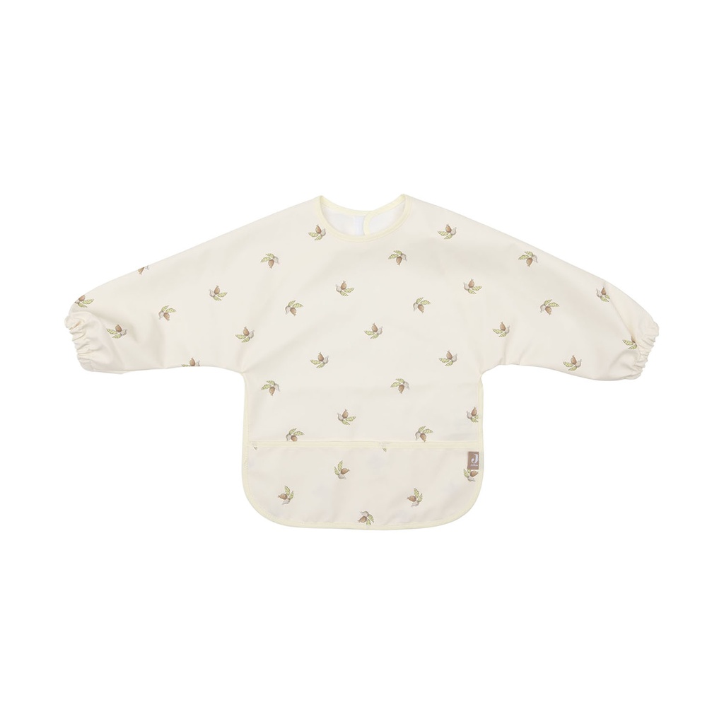 Long-sleeved Bib Rosehip - Jollein