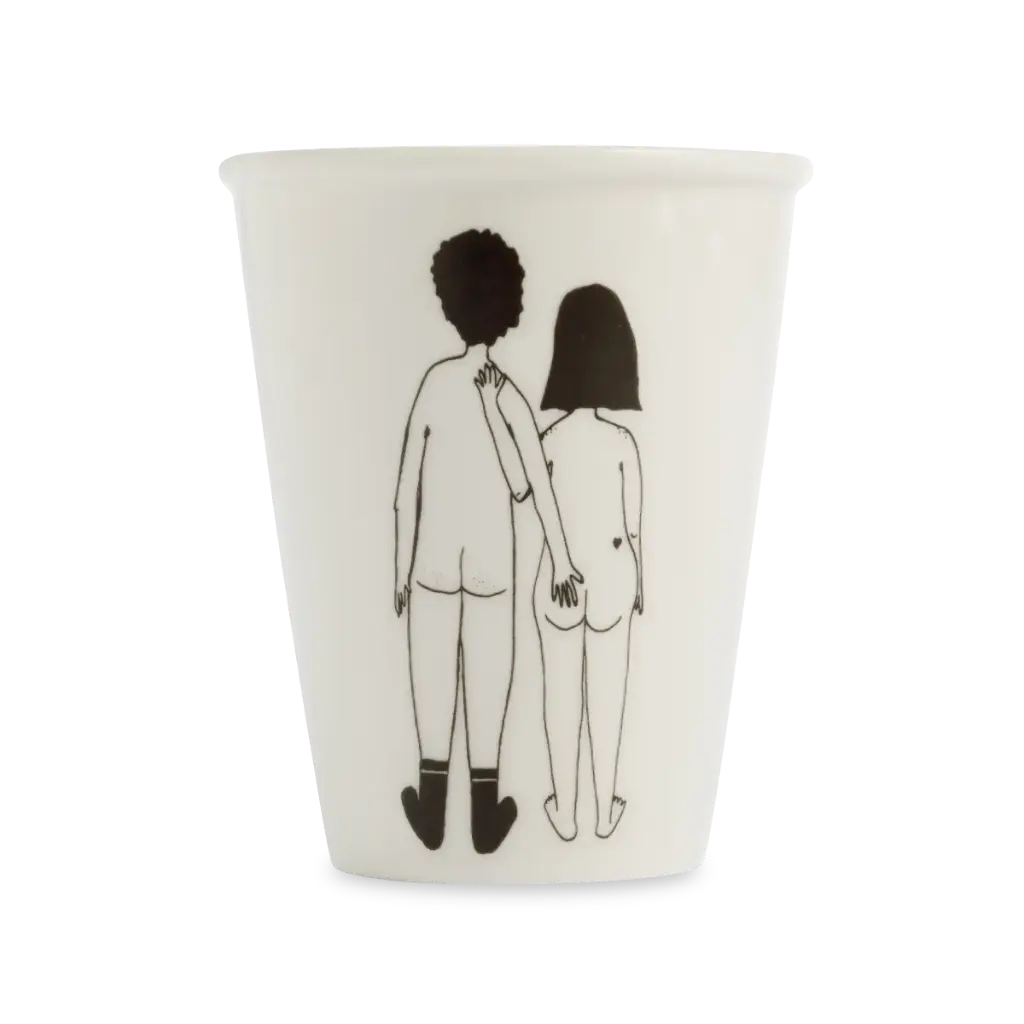 [HB-POCUP-NACB] Gobelet Naked Couple back - Helen b
