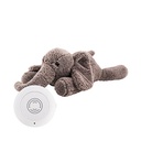 George Rechargeable Heartbeat Plush Elephant Gray - Flow Amsterdam