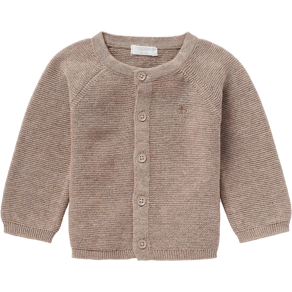 Vest Naga Taupe Mélange maat 9 maanden - Noppies