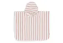 Poncho de bain éponge Stripe Wild Rose - Jollein