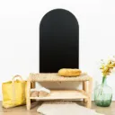 Tableau magnétique Arche Noir 1mx58cm - Ferflex