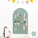 Magnetic Arch Board with Accessories Emerald - Ferflex