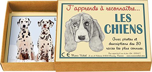 Doos J'apprends à reconnaître Les Chiens - Marc Vidal