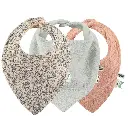 Set van 3 Bandana-slabbetjes Lovely Leaves - Trixie