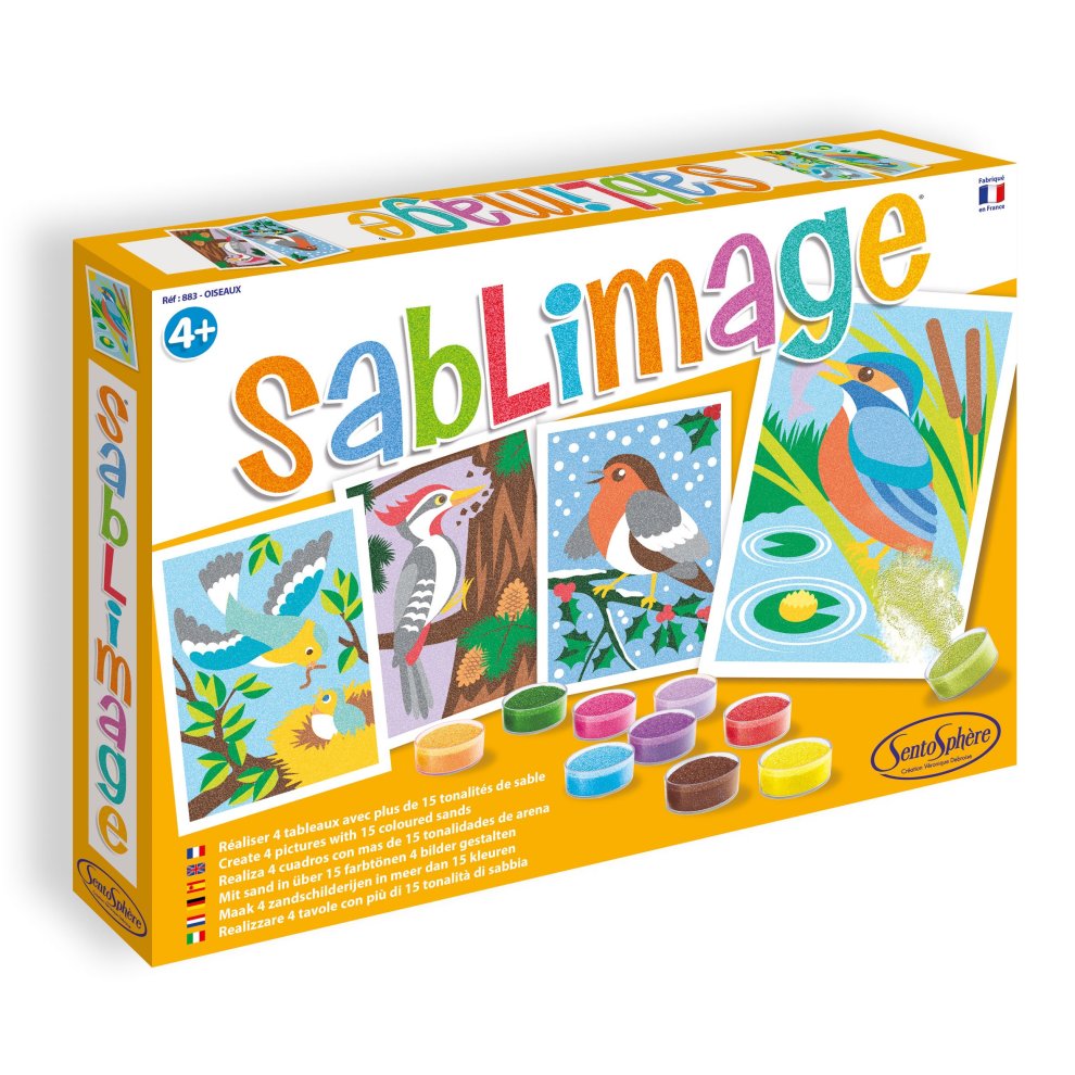 Sablimage sur le thème des Oiseaux - SentoSphère