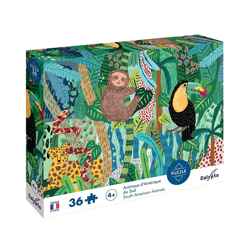 Puzzel Animaux d'Amérique du Sud (Dieren uit Zuid-Amerika) - Calypto